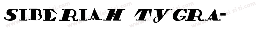 SibeRiaH TYGRA字体转换
